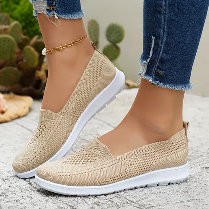 Women's Knit Slip-On Casual Sneakers