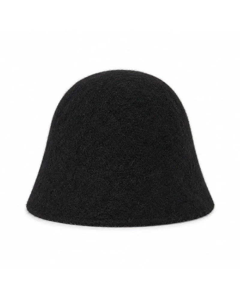 Women's Textured Bucket Hat with Rounded Crown