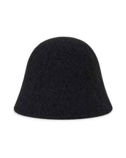Women's Textured Bucket Hat with Rounded Crown