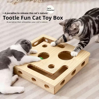 Interactive Cat Nail Grinder & Scratcher