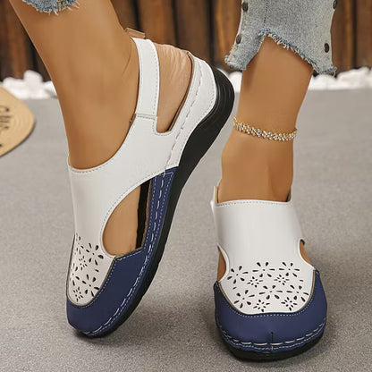 Women's Cutout Slingback Wedge Sandals