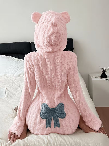 Women’s Hooded Animal Ear Romper
