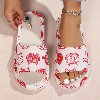 Women's Printed Slide Sandals
