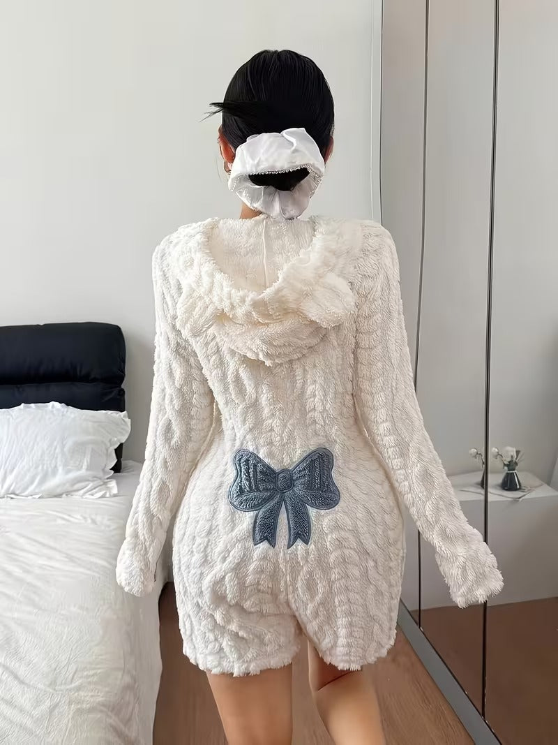 Women’s Hooded Animal Ear Romper