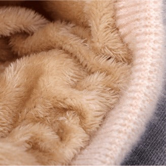 Women's Hooded Knit Scarf