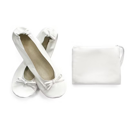 Women's Foldable Ballet Flats with Storage Pouch
