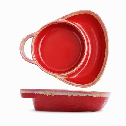 Divided Serving Dish with Side Handle