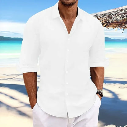 Men's Relaxed Button-Up Shirt