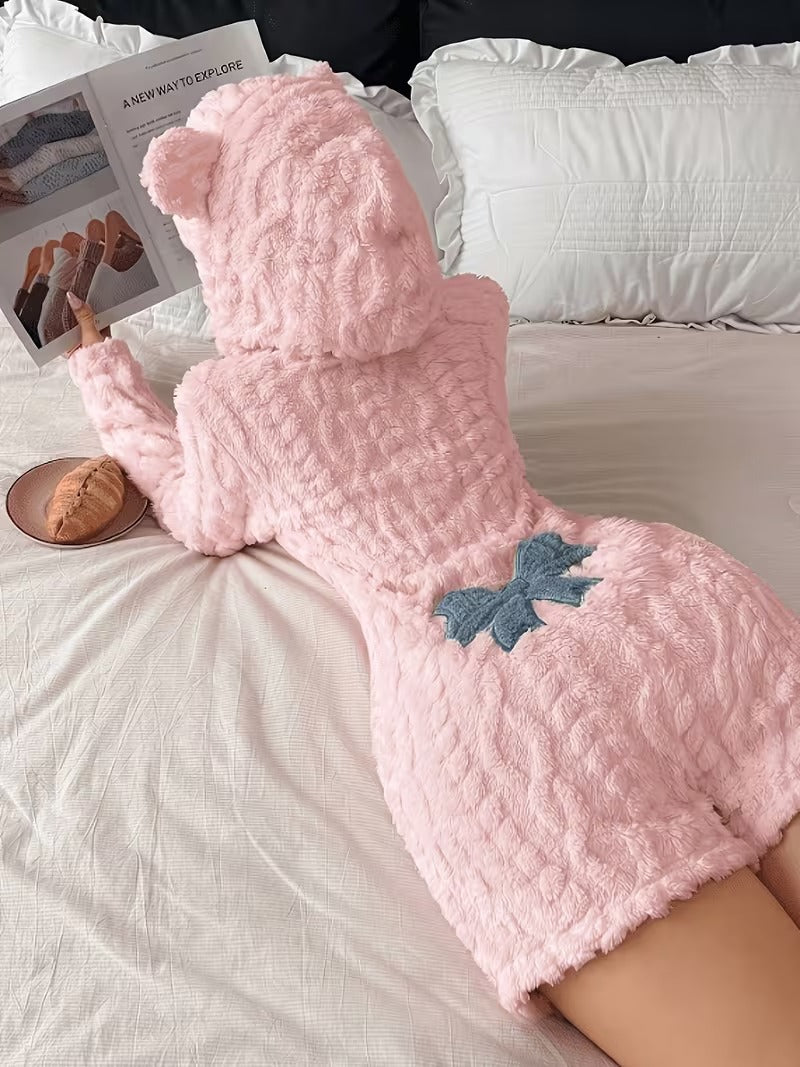 Women’s Hooded Animal Ear Romper