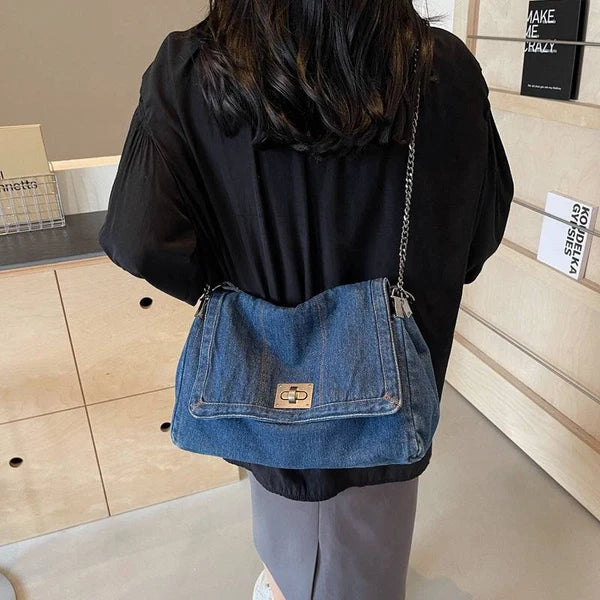 Women’s Retro Chain Strap Shoulder Bag