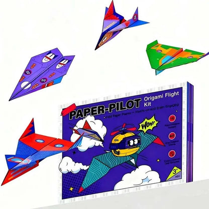 Kids' DIY Paper Airplane Folding Kit