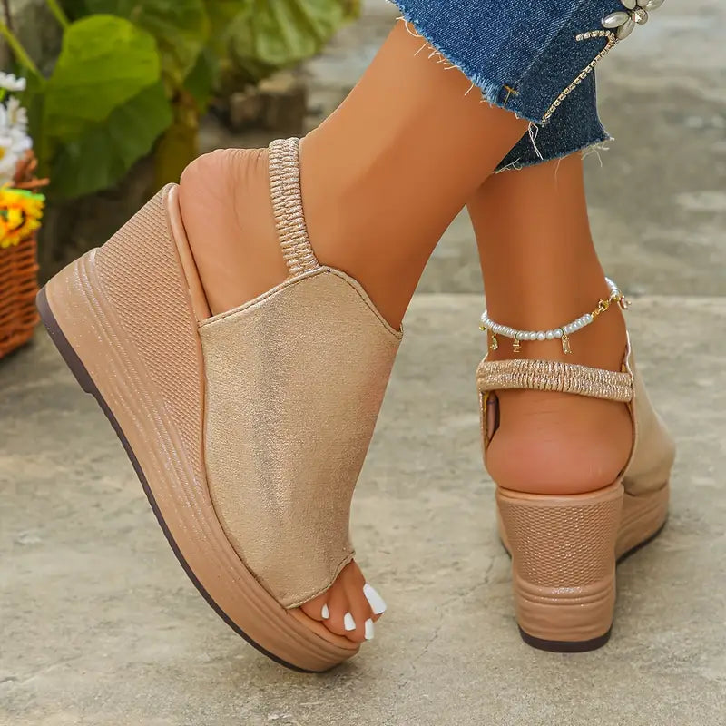 Women's Open-Toe Wedge Sandals