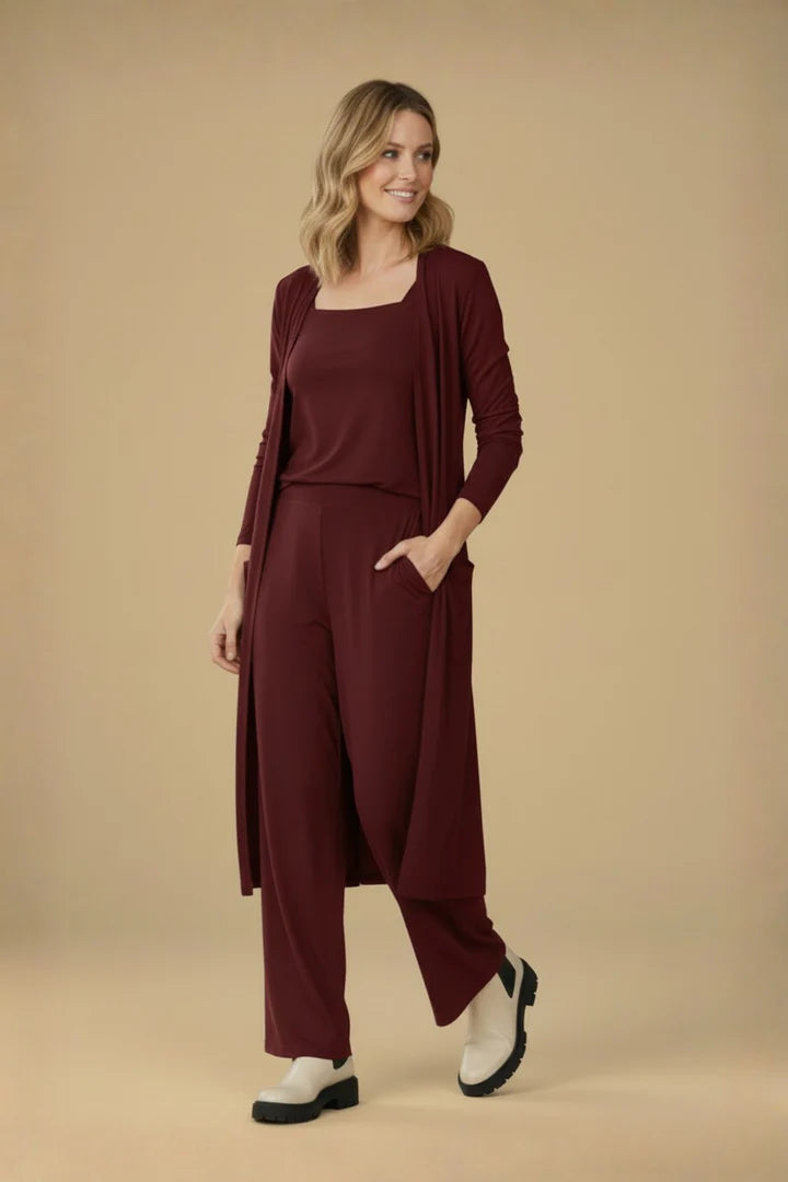 Women’s Relaxed Knit Lounge Set with Cardigan