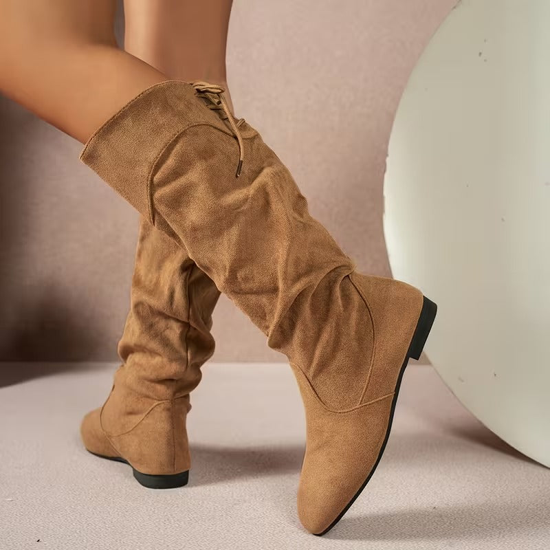Women's Ruched Pull-On Boots