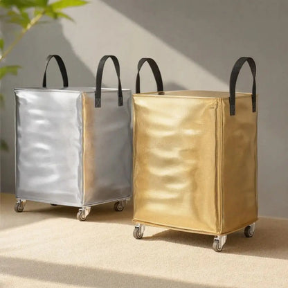 Rolling Storage Tote with Carry Handles