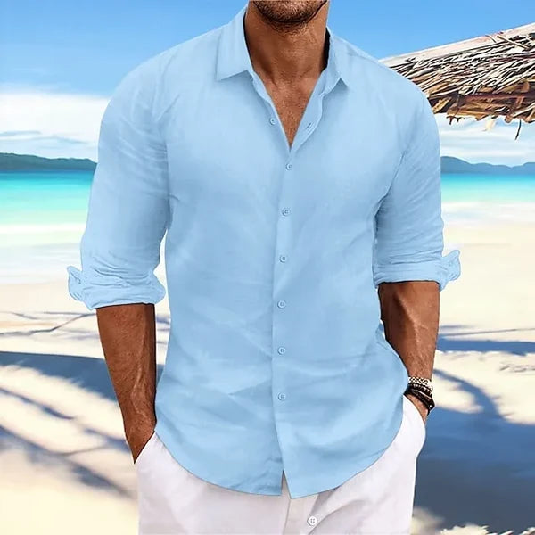 Men's Relaxed Button-Up Shirt