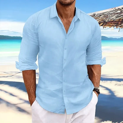 Men's Relaxed Button-Up Shirt