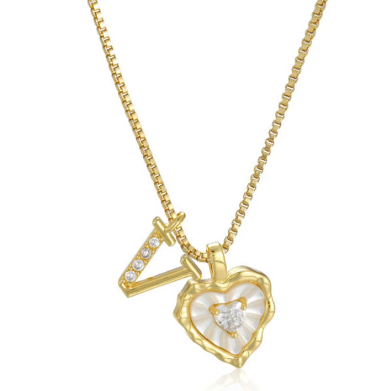 Women’s Heart-Shaped Pendant Necklace