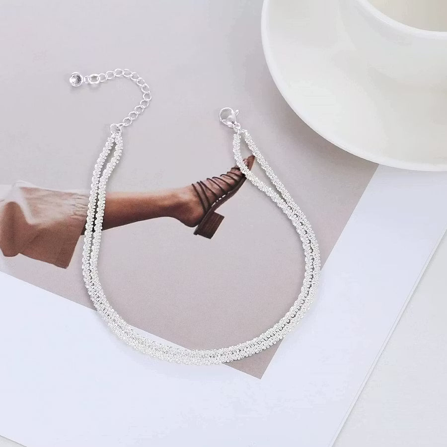 Women's Dainty Layered Anklet
