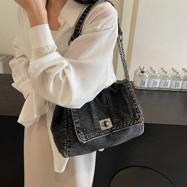 Women’s Retro Chain Strap Shoulder Bag