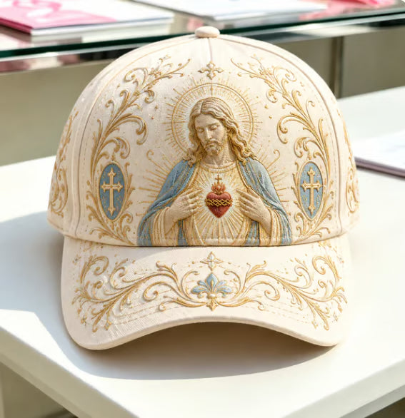 Women's Embroidered Nature Print Baseball Cap