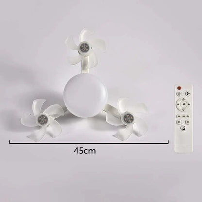 Ceiling Fan with LED Light and Remote Control