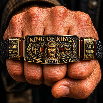 Inspirational Engraved Faith Wristband