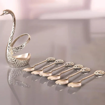 Swan Design Coffee Stirring Spoons