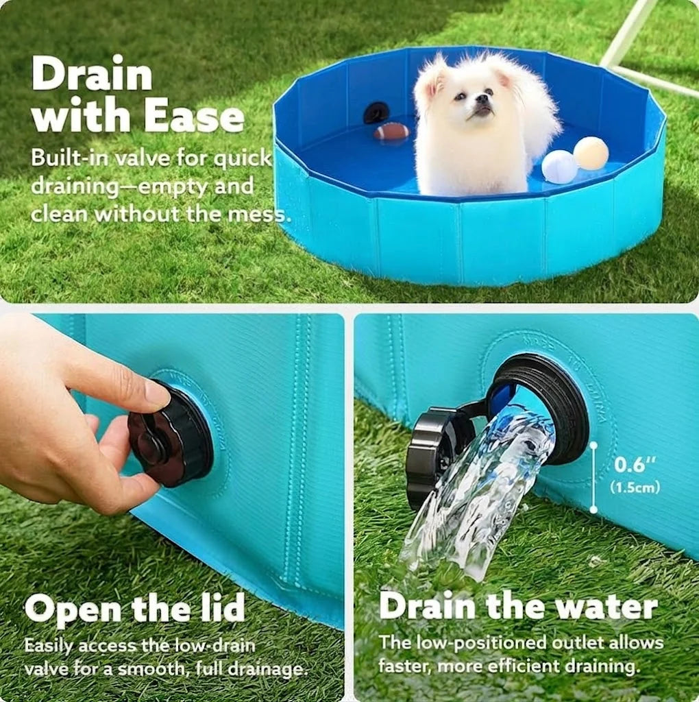 Large Foldable Non-Inflatable Wading Pool