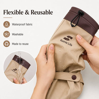 Foldable High-Top Shoe Covers