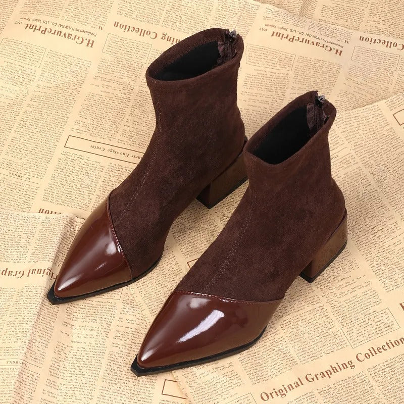 Women's Pointed-Toe Ankle Boots
