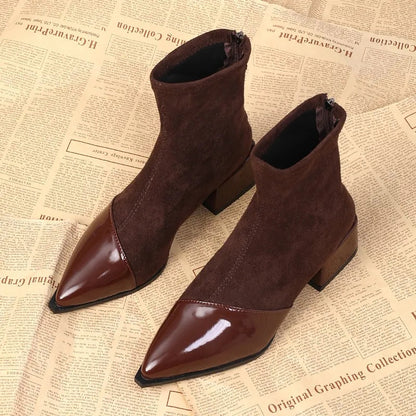 Women's Pointed-Toe Ankle Boots