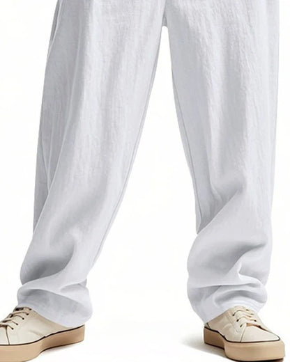 Men’s Casual Drawstring Straight Leg Pants