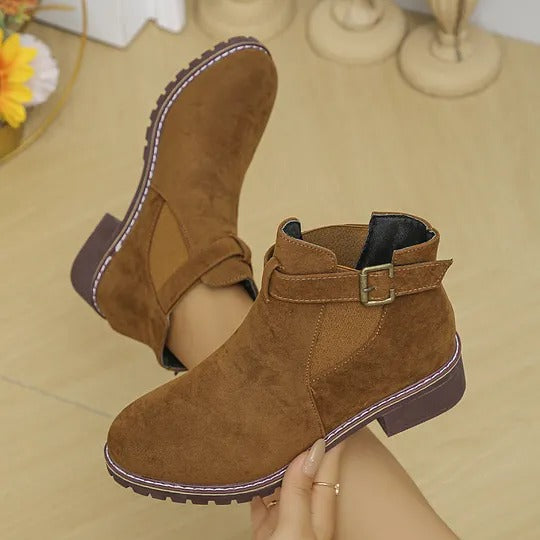 Women's Buckle Ankle Boots
