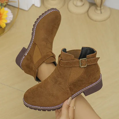 Women's Buckle Ankle Boots