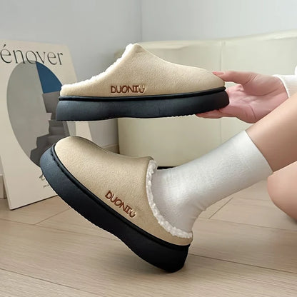 Women’s Plush-Lined Winter Slides
