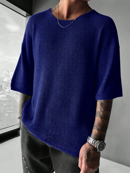 Men's Textured Knit Tee