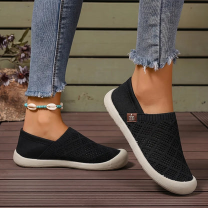 Women's Knit Slip-On Walking Shoes