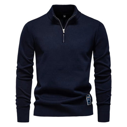 Men's Quarter-Zip Pullover Sweater