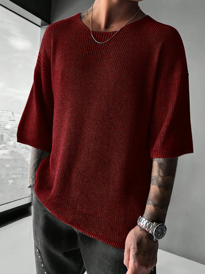 Men's Textured Knit Tee