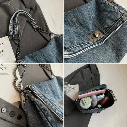 Women’s Retro Chain Strap Shoulder Bag
