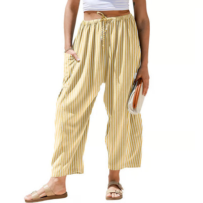 Women's Wide Leg Drawstring Cargo Pants