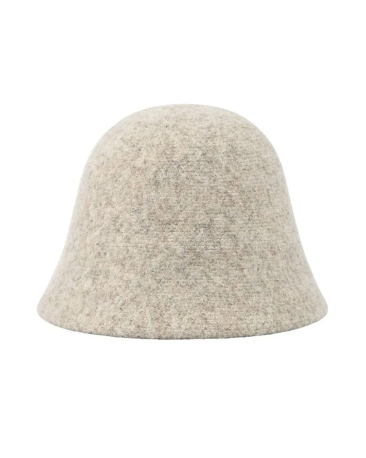 Women's Textured Bucket Hat with Rounded Crown