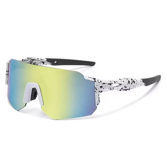Sport Sunglasses with Oversized Frame and UV Protection