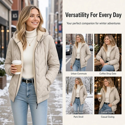 Women's Hooded Quilted Jacket