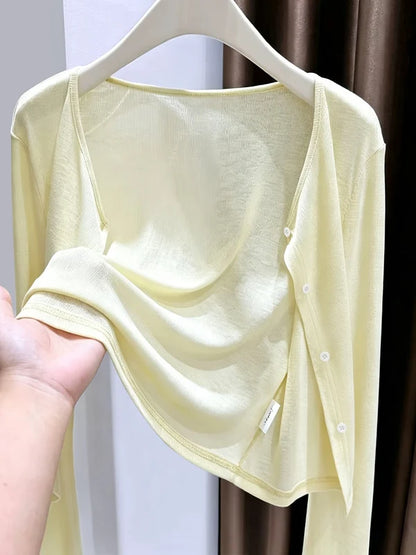Women's Button-Front Cardigan