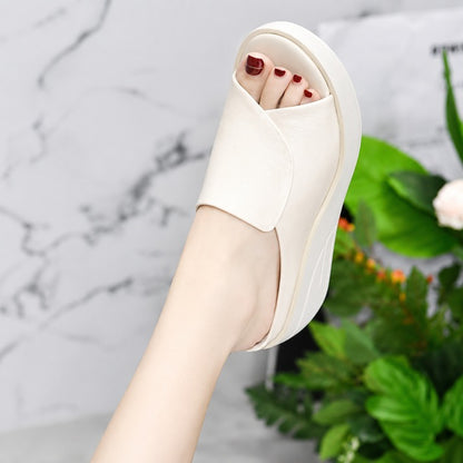 Women's Open-Toe Slip-On Sandals