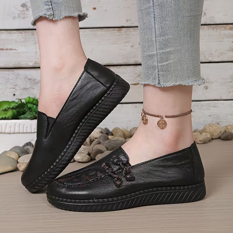 Women's Lace-Detail Loafers