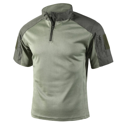 Men's Short Sleeve Quarter-Zip Utility Shirt