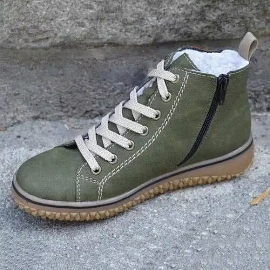 Women's Lace-Up Ankle Sneakers